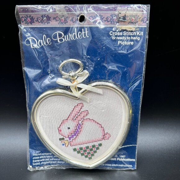 Dale Burdett Cross Stitch Kit Ready To Hang CM 803 Hippity-Hoppity VTG 80s - Picture 1 of 6